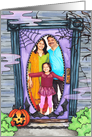 Haunted House Photo Insert Halloween Party Invite card