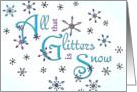 All That Glitters Christmas Card