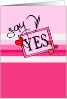Say Yes - Valentine...