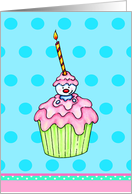 Happy Birthday Cupcake Card