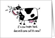 Laughing Cow - Birthday Card