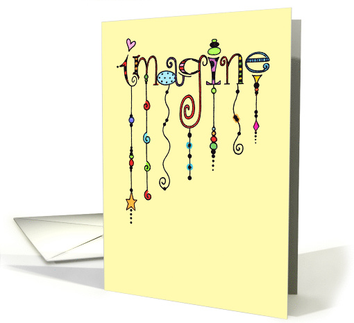 Imagine - Dangles Birthday card (1078230)