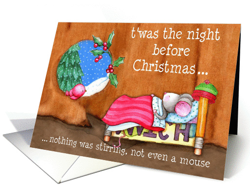 The Night Before Christmas card (117307)