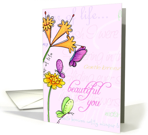 Beautiful You Encouragement for Her card (1274594)