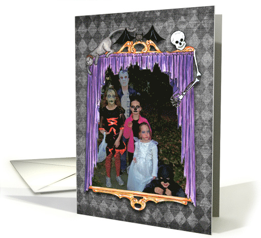 Looking in the Spooky Window, Halloween Photo Insert card (1319026)