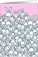 Happy Bunny Day Card. card