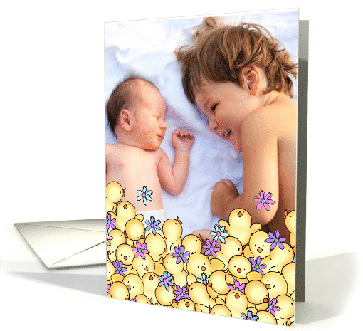 Bunches of Chicks Easter Photo Insert card (1360888)