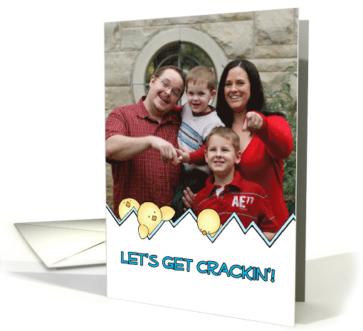 Let's Get Crackin' Easter Photo Insert card (1375436)