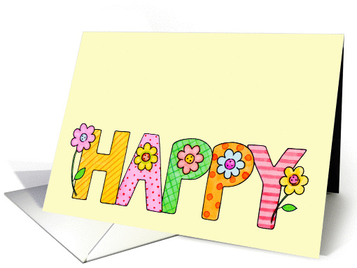 Too Cute Happy card (1376696)