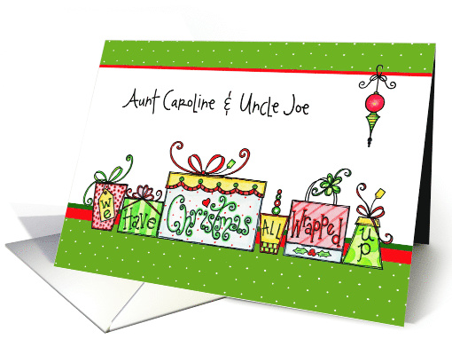 We Have Christmas All Wrapped Up Christmas card (1406450)