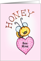 Honey Bee Mine Valentine’s Day Card