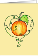 Swirly Pumpkin Heart...