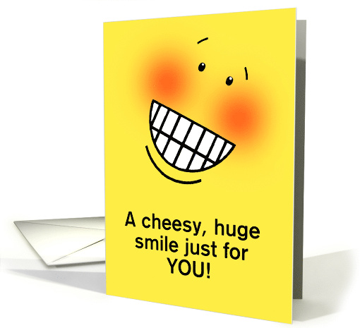 A Little Bit of Cheese on your Birthday! Customizable Front card