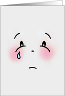 I MISS YOU! Expression card