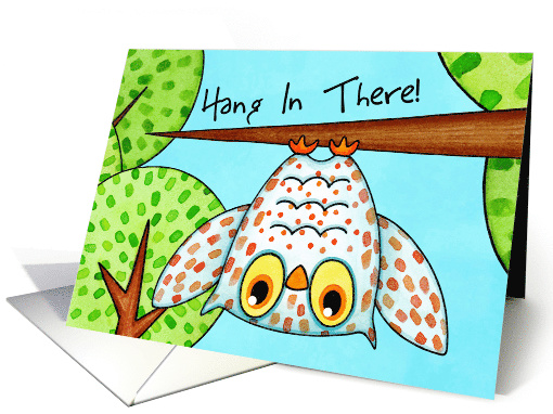 Hang In There Owl, Encouragement card (1626268)