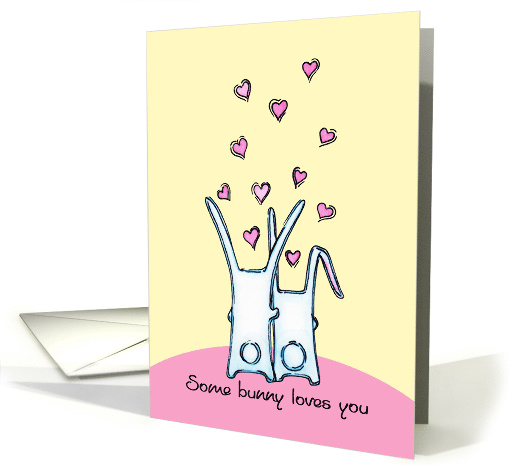 Some Bunny Loves You Valentine's Day card (1669802)
