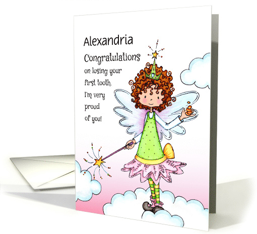 Congratulations on Losing Your First Tooth Tooth Fairy card (1670148)