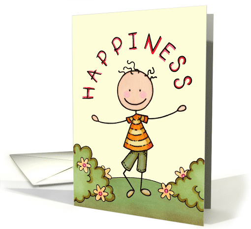 Nostalgia Stix Figure Boy Happiness card (1675898)