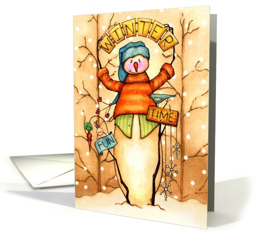 Winter Time Fun card (469398)