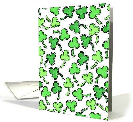 Shamrocks card (469437)