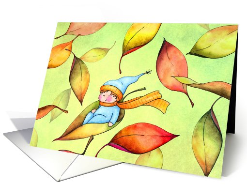 Autumn Leaves card (470142)
