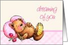 Dreaming Of You Bear card