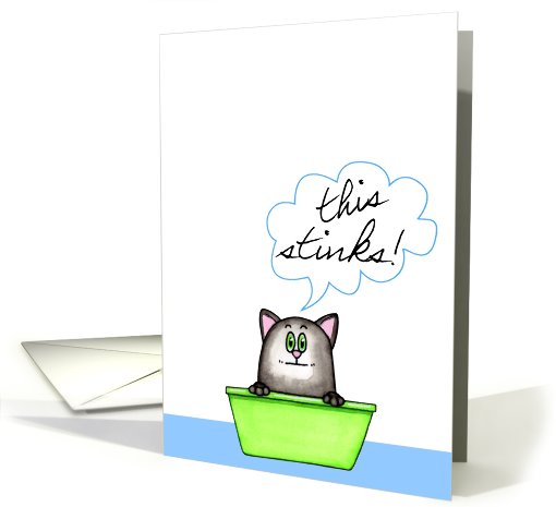 This Stinks Cat card (559143)