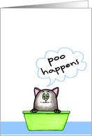 Poo Happens Cat