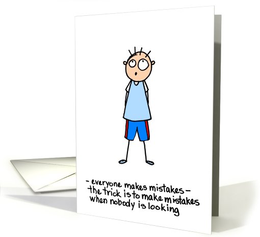 Everybody Makes Mistakes card (585545)