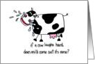 Laughing Cow card