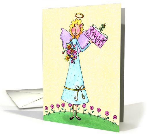 Spring Angel card (609110)