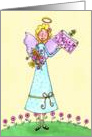 Spring Angel card