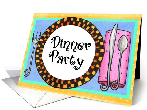 Dinner Party Invitation card (654276)