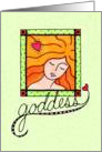 Goddess Birthday card