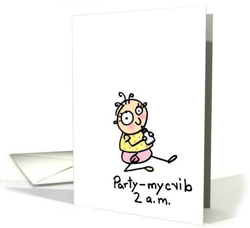 1st Birthday Party Girl card (691339)