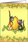 Sweet Halloween Cats card