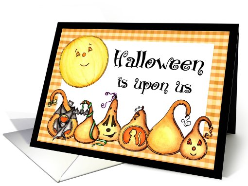 Sweet Halloween Gourds card (698094)