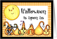 Sweet Halloween Gourds card