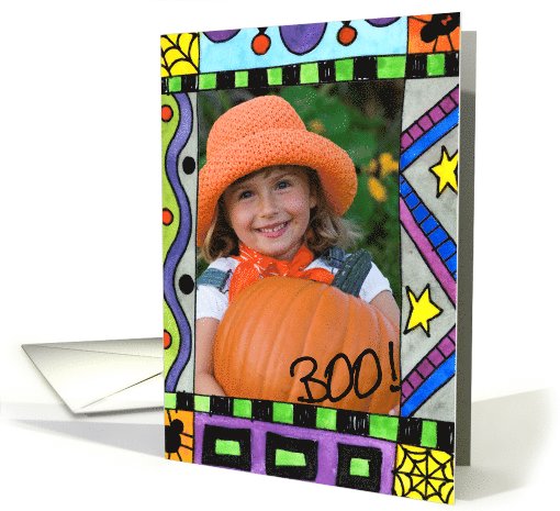 Halloween Design Photo card (702706)