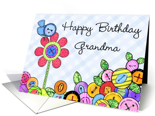Grandma Birthday Buttons card (702712)