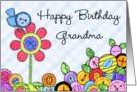 Grandma Birthday Buttons card