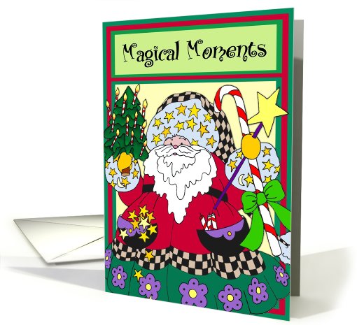 Magical Moments Christmas - Santa card (714281)