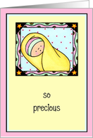 So Precious Baby Shower card