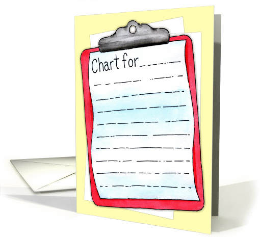 Get Well Chart DIY card (725923)