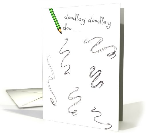 Waiting To Hear From You - Doodles card (779326)