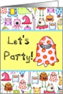 Little Monsters Birthday Party card