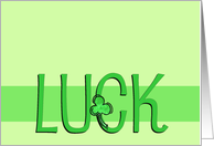St. Patrick’s Day Luck card