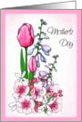 Mother’s Day Floral In Pink card