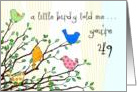 Happy Birthday - A birdy Told Me you’re 49 card