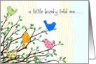 Congratulations - A Birdy Told Me card